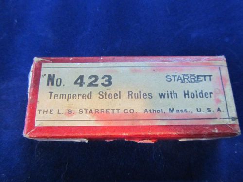 vintage starrett #423 stick scale set.