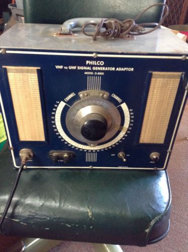 Vintage PHILCO G-8000 VHF-UHF Signal Generator Adaptor J712