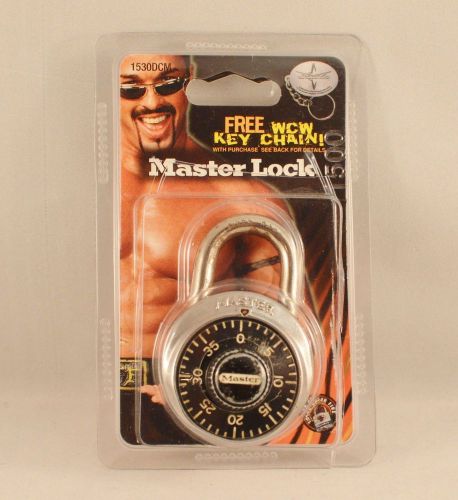 Master lock combination padlock - 1530dcm - black dial for sale