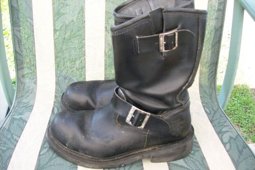 MENS SLIP ON WORK BOOTS ,riding boots,steel toe ,engineer boots