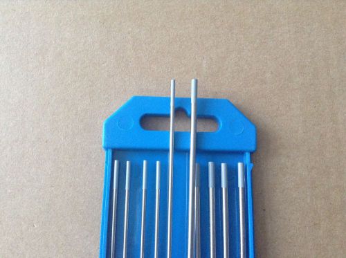 10 pcs of .040&#034; &amp;1/16&#034; * 7&#034;,gray wc20,2% ceriated tungsten  tig electrodes . for sale
