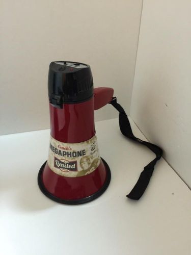 Wembley Coach&#039;s Megaphone /Bullhorn with Siren - Limited Edition - Red