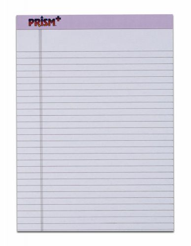 8.5&#034; x 11.75&#034;, Perforated, Orchid, Legal/Wide Rule, 50 Sh/pd 12Pads  63140