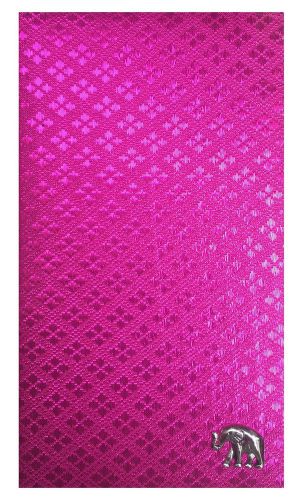 Pink Thai Fabric Checks Presenter &amp; Holders Waitstaff Organizer Server Book