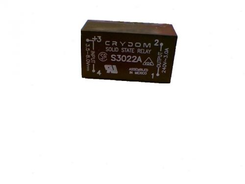 Crydom S3022A Solid State Relay 40 - 280 Vac