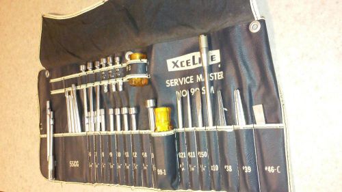 Xcelite no. 99sm series 99 sm service master roll-up 29 pc partial kit for sale