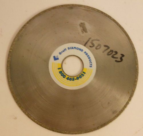 Graff diamond products 8&#034; x 1/16&#034; 5730rpm diamond electroplated blade nnb for sale