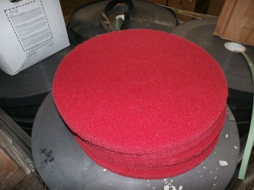 Norton Bear-Tex 54-Line Plus 17&#034; Red Buffing Pads 54276 1 CASE OF 5