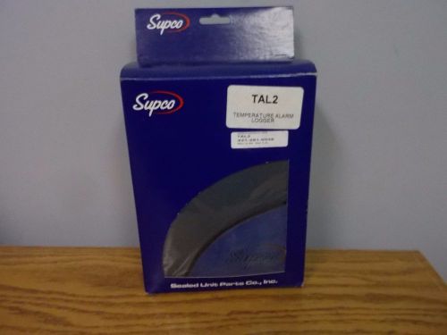 Supco TAL2 Dual Temperature Alarm Logger, -50 to 86 Degree F, 110V