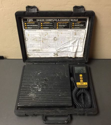 Cps Cc2200 Compute-a-charge Refrigerant Scale