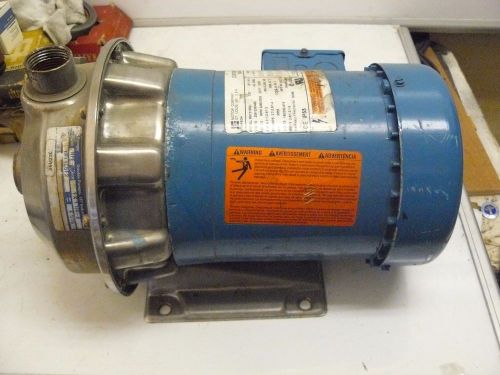 GOULDS PUMPS 1ST1C5FE MODEL NPE SIZE 1 X 1 1/4-6 CENTRIFUGAL PUMP STAINLESS