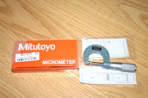 Mitutoyo - 103-135 - Mechanical Outside Micrometers 0-1&#034;