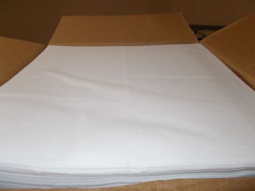 Hoffmaster Linen feel white Catering  Dinner Napkins 16x16 No fold 1000 ct NIB