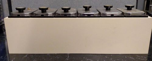 Topping Station Dispenser With 6 Containers Box Style Topping Bar