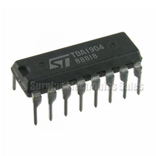 TDA1904 4-Watt Audio Amplifier IC 16 Pin DIP SGS Thomson ST Original NOS