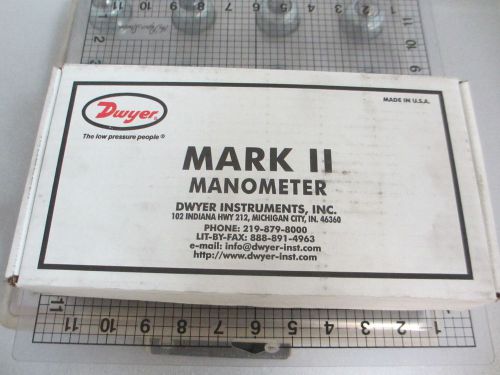 Dwyer mark ii manometer, model 40-1av t29t for sale