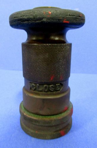 Powhatan u brass 250 1 1/2&#034; fire nozzle for sale