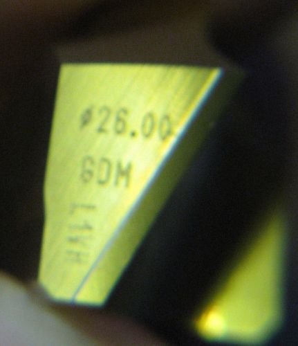 Kennametal 26 mm gdm l1vh  carbide drill tip insert for sale