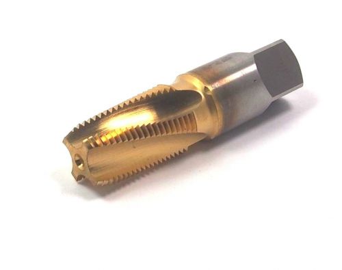 OSG Pipe Tap 3/8-18 NPT V-HSS 4FL TiN 1-3/8&#034; x 3-1/8&#034; OAL 1735405 &lt;2212&gt;