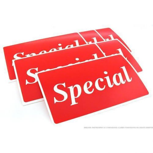 6 Special Plastic Message Display Signs