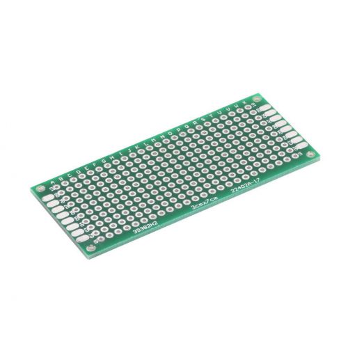 Double Side Prototype PCB Tinned Universal Breadboard 3x7cm 30mmx70mm New GU