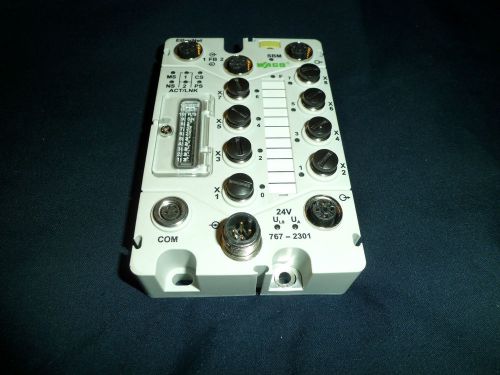 Wago 767-2301 EtherNet Programmable Fieldbus Coupler DC 24 V incl. 8 digtl input