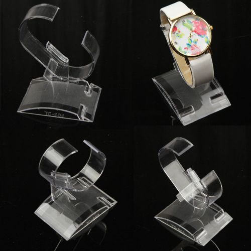 Hot Plastic Wrist Watch Displays Stand Bracelets Rack Show Case Jewelry Holder