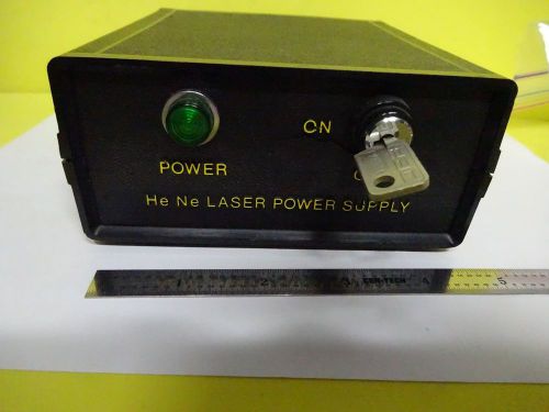 MELLES GRIOT HIGH VOLTAGE POWER SUPPLY HeNe HELIUM LASER OPTICS AS IS BIN#P7-15