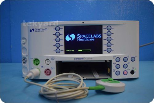 SPACELABS SONICAID ENCORE HIGH PERFORMANCE FETAL MATERNAL INTRAPARTUM MONITOR @