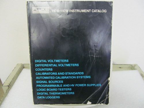 Fluke instruments vintage catalog.....1978-1979 for sale