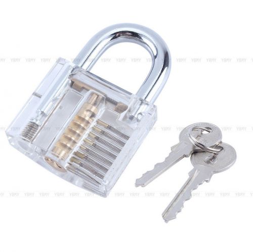 New Visible Cutaway Padlock Lock Practice Learning Training Skill for Locksmith