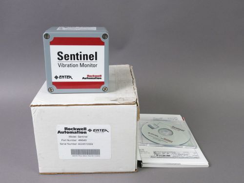 Rockwell Automation Entek Sentinel Vibration Meter 46640 w/ CD, Manuals