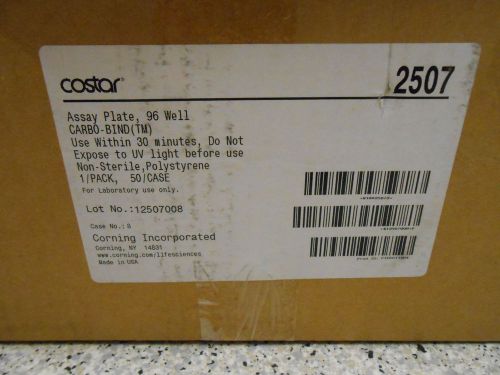 Case Qty 50: Corning Costar #2507 96-well Assay Plates, Non-Sterile Ind. Wrapped