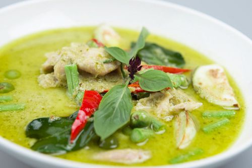 Green Curry with Chicken Soup Recipe Thai Food Straight Asian Delicious