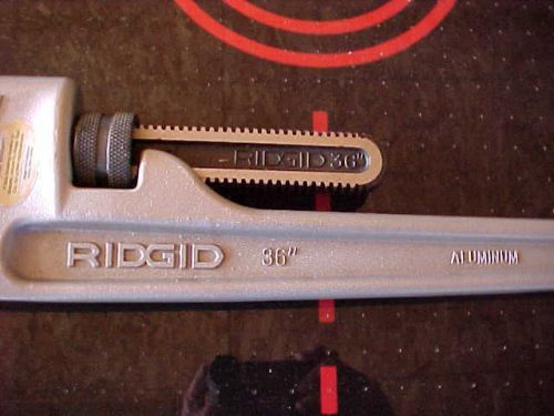 New 36&#034; aluminum pipe wrench ridgid new for sale