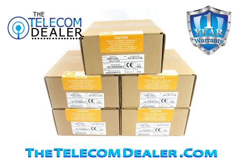 Lot of 5 - mitel 5320e ip phone (50006474) - black - new for sale
