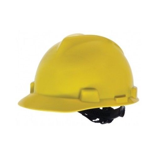 Construction Hard Hat Works Safety Cap Yellow Protection Helmet Strong New