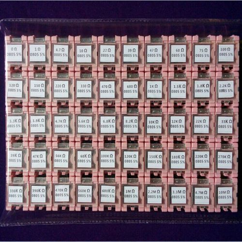 5000pcs/lot 50 Value SMT 0805(2012) SMD Resistor electronic components Kit