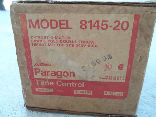 8145-20 - amf paragon - d-frost-o-matic single pole double throw timing motor 20 for sale