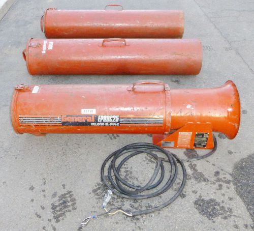 General ep8dc25 non-hazardous location air ventilation blower 12v dc with hoses for sale