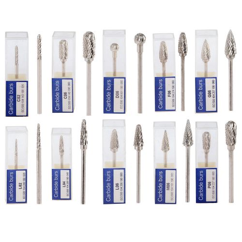 10pcs tungsten carbide burs 2.35mm for dental lab polishing machine handpiece for sale