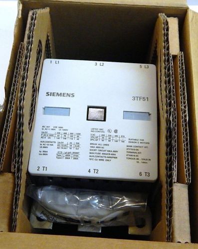 SIEMENS 3TF51 22-OAL2 75KW 400V AC-3 CONTACTOR