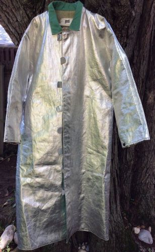 Steel grip aluminized safety coat-xl-norfab kevlar/carbon for sale