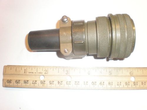 Used - ms3106a 28-16p (sr) with bushing - 20 pin plug for sale