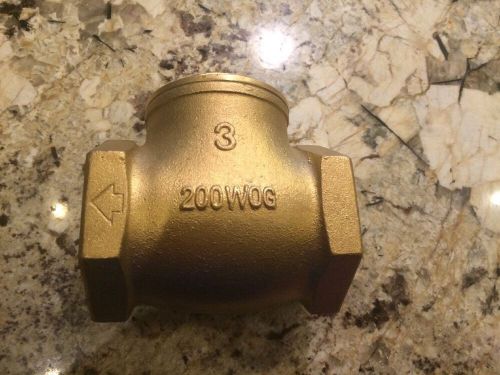 200 wog brass swing check valve for sale