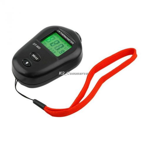Pocket IR Infrared Non-Contact LCD Digital Thermometer Black - 50?C to 300?C K2