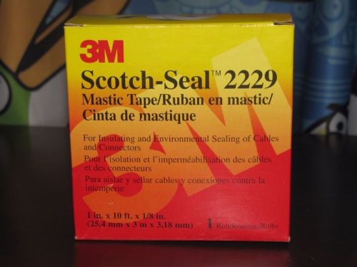 1pc 3M Scotch-Seal Mastic Tape Compound 2229 ( 1 in x 10 ft x 1/8 in ) LOT OF 10