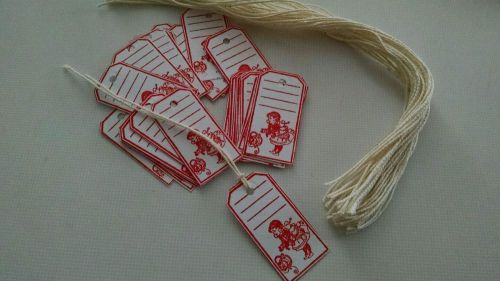 24 red Dorothy 65lb acid free card stock price tags gift tags embellishments