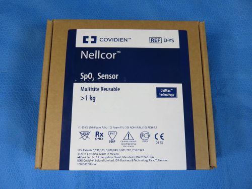 Brand New in the Box Nellcor OxiMax D-YS SpO2 Sensor - Genuine Original Covidien