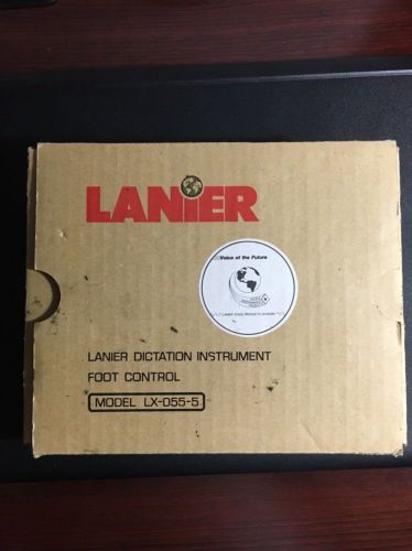 Lanier Dictation Instrument Foot Control